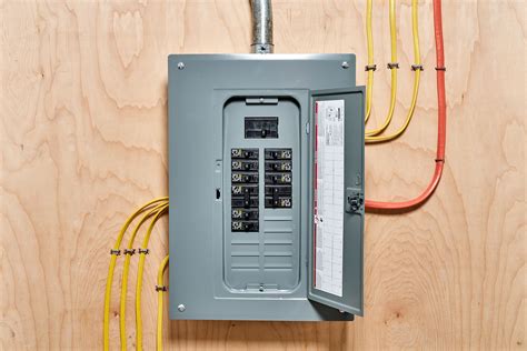 can electrical box installed on the front panel cover|electrical breaker box installation.